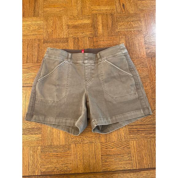 SPANX chino twill pull on shorts small - Picture 1 of 4